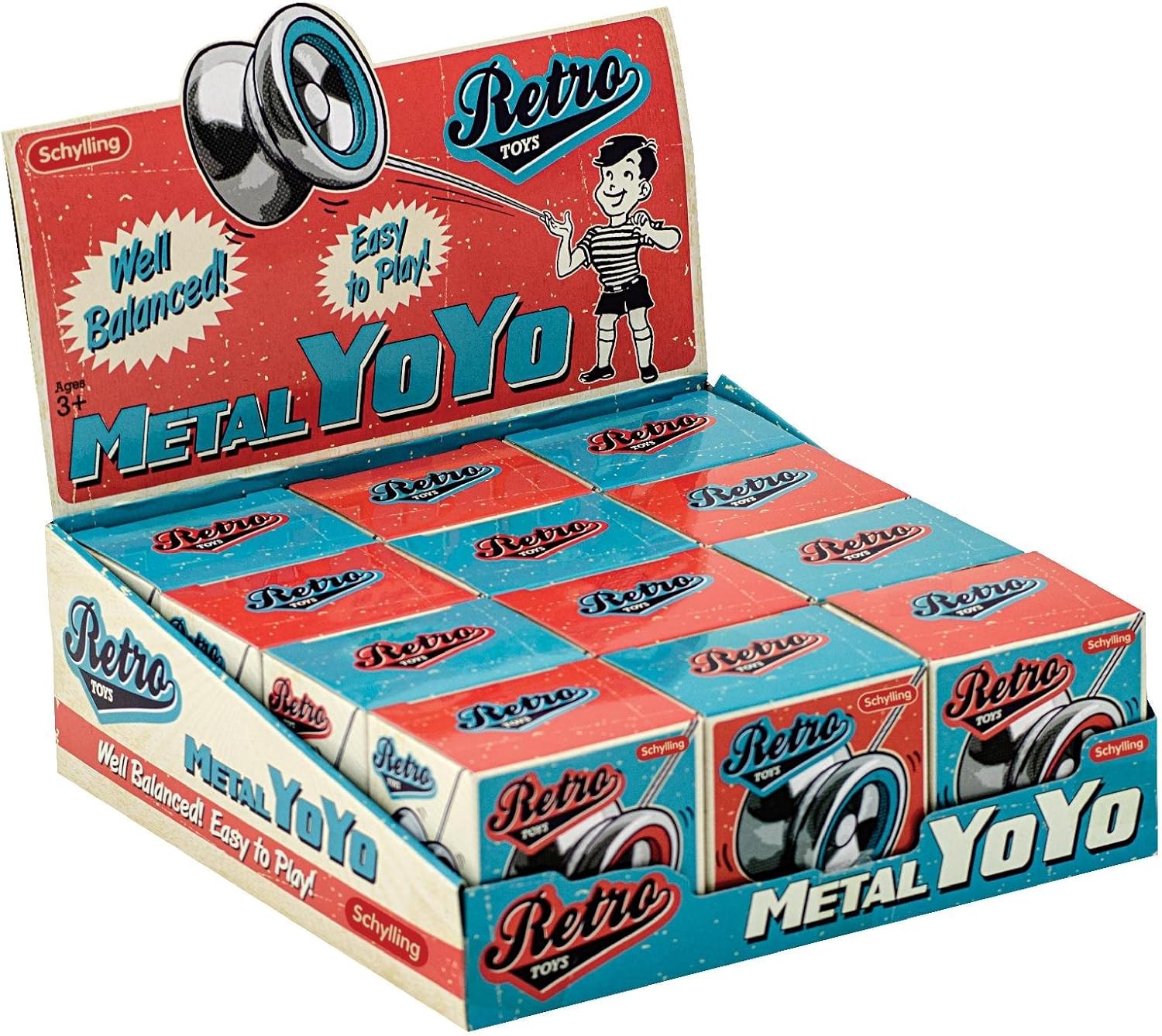 Schylling Retro Metal Yo Yo Toy - Image 2